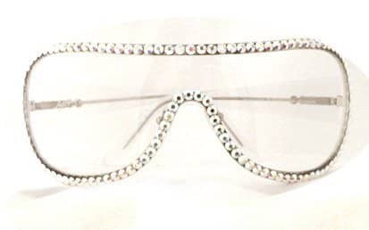 Mascherina occhiali Swarovski crystal